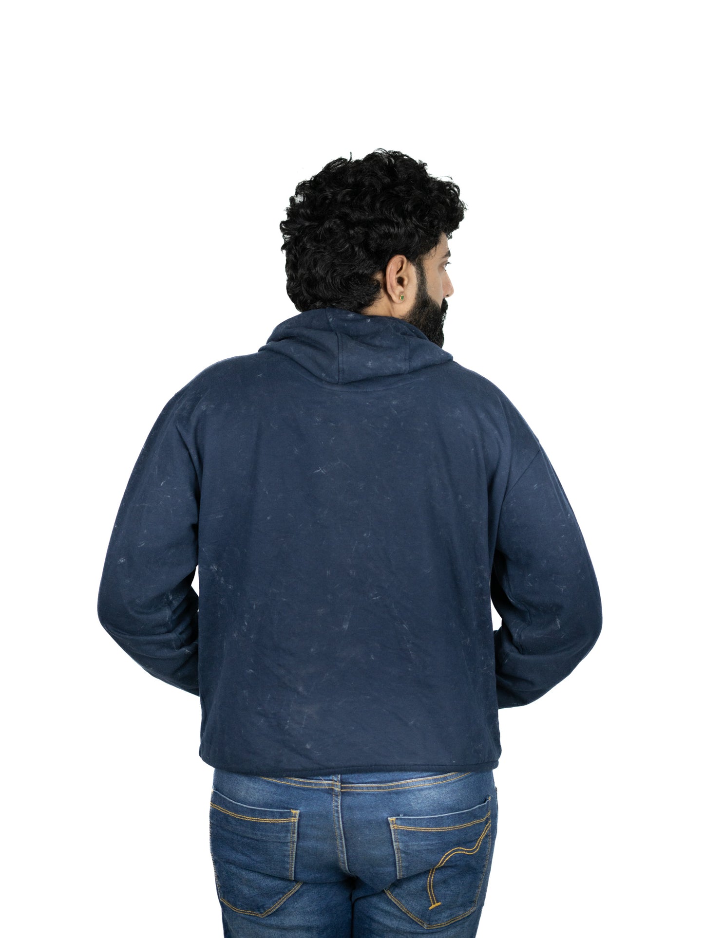 Stonewash Blue Hooded Sweatshirt
